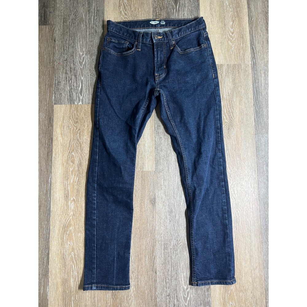 Old Navy Skinny Jeans Womens 29x30 Dark Wash Excellent Built-In Flex Denim